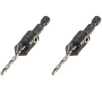 Trend Snappy 12.7mm Tool Steel Countersink with 3.2mm HSS Drill, Quick Release System, Ideal for Woodplugs, SNAP/CS/10A, Silver (Pack of 2)