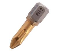 Trend Snappy 25mm Phillips No.2 TiN Insert Bits, 10-Pack, Quick Release