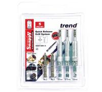 Trend SNAP/DBG/A Snappy Drill Bit Guide Set - for No6, 8 & 10 Gauge Screws