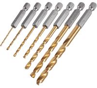 Trend Snappy 7-Piece Metric Hex Drill Set, Suitable for Metal, Wood, and Plasti