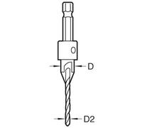 Trend Snappy Countersink 4Mm X 9.5Mm Tct Pk 1 SNAP/CS/4MMTC