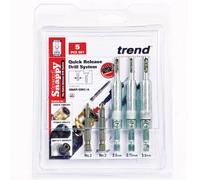 Trend Snappy Drill Bit Guide 5Pc Set Set 1 SNAP/DBG/A