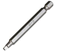 Trend Snappy No. 2 Square Bit, Extra-Long 75mm Robertson Bit, Quick Release System, SNAP/SQ/2A