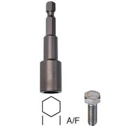 Trend Snappy 7mm A/F Magnetic Nut Driver, Ideal for Self-Cutting Sheet Metal Fixings, Quick Release Drill System, SNAP/ND/7M