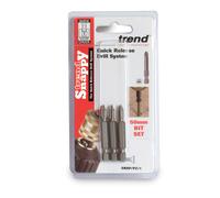 Trend Pozi Bit Set SNAP/PZ/2, No.2 50mm, Quick-Release Compatible, Pack of 3