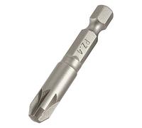 Trend Snappy Pozi No.4 50mm Insert Bits, 1/4 Inch Hex Shank, Pack of 2 | High-Grade Steel Insert Bits For Pozi Screwdriving With 1/4 Inch Hex Shank, Pack Of 2, SNAP/PZ/4