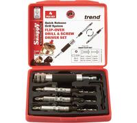 Trend Snappy SNAP/FLIP/SET Flip Over Driver Set - 4 Piece Set , Black