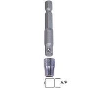 Trend Snappy Square 1/2 Drive Nut Driver Socket Drill Attachment 50mm Snap/sda/3