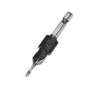 Trend Snappy TCT 9.5mm Countersink with Adjustable 3.25mm Pilot Drill, Tungsten Carbide Tipped, Ideal for Ply, MDF & Chipboard, SNAP/CS/10TC