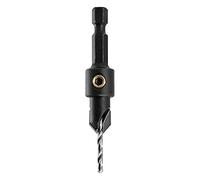 Trend Snappy TCT 9.5mm Diameter Countersink & HSS 2.5mm Drill for No6 Gauge Screws, Tungsten Carbide Tipped, SNAP/CS/6TC
