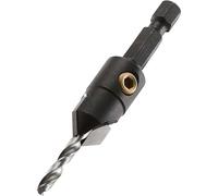 Trend Snappy 1/2 Inch TCT Countersink with Adjustable 3.5mm HSS Pilot Drill, Quick Release, SNAP/CS/12TC