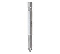 Trend Snappy TCT Glass Drill Bit, 6mm Diameter, Perfect for Glass, Porcelain, Tiles & Mirrors, Quick Release, Tungsten Carbide Tipped, SNAP/GD/6MM, Silver