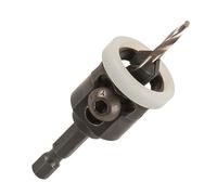 Trend Snappy TCT No.10 Countersink – Depth Stop & 3.25mm HSS Drill, Quick Release, Black