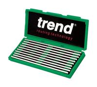 Trend Craft Pro Replacement Planer Blades – Solid Carbide, 82 x 5.5 x 1.1 mm, Double-Edged, 5 Pairs
