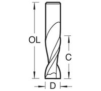 Trend STC Spiral Upcut Router Cutter