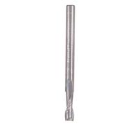 Trend CNC Spiral Up-Cut Router Cutter, 4mm Shank, 4mm Cut Diameter & 12mm Cut Length, 45mm Overall Length, Solid Tungsten Carbide, CNC/001X4STC