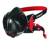 Trend STEALTH/SM Half Mask Respirator, Black/Red, Small/Medium