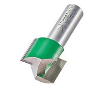 Trend Straight Two Flute Router Cutter, 1/2 Inch Shank, 25.4 mm | Ideal For Clean Straight Routing In Wood, With Tungsten Carbide Tips And 19.1 mm Cut Length, C033X1/2TC