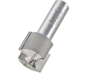 Trend Straight Two Flute Router Cutter, 1/2 Inch Shank, 25.4mm Cut Diameter | Professional Tungsten Carbide Tipped Straight Cutter For Clean Routing In Hardwood And Softwood, 4/08X1/2TC