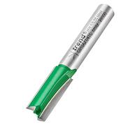 Trend Straight Two Flute Router Cutter, 1/4 Inch Shank, 7.5mm x 19mm | Ideal For Smooth Straight Cuts In Wood, MDF And Plastics With Tungsten Carbide Tipped Two Flute Design, C010AX1/4TC