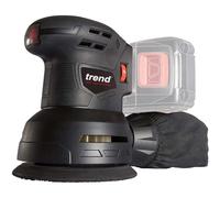 Trend T18S/ROS125B 18v Cordless Random Orbital Sander 125mm
