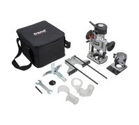 Trend T1EPS 1/4" Electric Trim & Plunge Router Kit 240V/710W