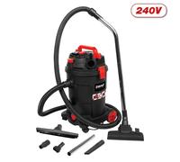 Trend T33 M-Class Professional Wet & Dry Dust Extractor, High Performance With Power Take Off, 1200W, 240V, T33A , Black