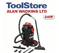 Trend T33 M-Class Professional Wet & Dry Dust Extractor, High Performance With Power Take Off, 1200W, 240V, T33A