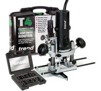 Trend T4ELK 1/4" Variable Speed Router 110V 850W with 12 Piece Cutter Set
