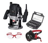 Trend T7 2100W Workshop Router Starter Set with 15-Piece Cutter Set