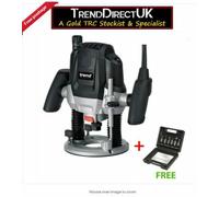 Trend T7EK 1/2" Router 230V + 1/2" 6pce Bit Set