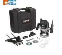 Trend 1/2 Inch Variable Speed Router for Kitchen Fitting, 1750W, 110V | Ideal For Kitchen Fitting, Worktop Joints And Timber Profiling With Smooth Variable Speed Control, T7ELK