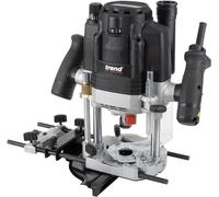 Trend T8 1/2 Inch Dual-Mode Plunge Workshop Router, Engineered for Both Hand-held and Router Table use, 2200 W, 240 V, Black, T8EK