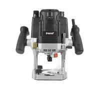 Trend T8 1/2 Inch Dual-Mode Plunge Workshop Router, Engineered for Both Hand-held and Router Table use, 2200 W, 110 V, Black, T8ELK