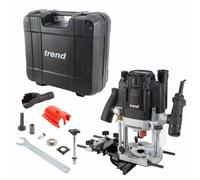 Trend T8EK 1/2in Dual Mode Plunge Router 240V / 2200W with Carry Case