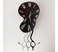 Trend Tick Salvador Dali Melting Pendulum Wall Clock Watch Melted Clock Swinging Wall Clock for Home Decor, Decorative Clock for Living Room, Bedroom, Office.