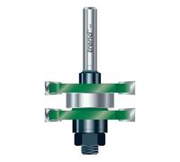Trend CRAFTPRO Tongue and Groover Router Cutter Set 41mm 6.35mm 1/4"