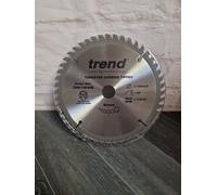 Trend Wood Circular Saw Blade, 165mm Diameter, 20mm Bore, 48 Teeth, 2.4mm Kerf, +5° Hook, TCT, Fine Finish, CSB/16548B
