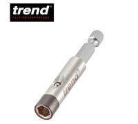 Trend Snappy 66mm One Touch Magnetic Bit Holder, 25mm Bit Retention, Centrotec Compatible, SNAP/BH/OT, Black