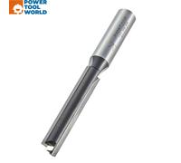 Trend Trade Straight Two Flute Router Cutter, 1/2 Inch Shank, 12mm Cut Diameter & 63mm Length, Tungsten Carbide Tipped, TR37X1/2TC