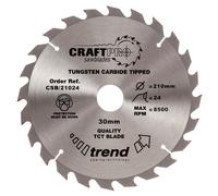Trend Trend CSB/21024 Craft Saw Blade 210x30mm 24T