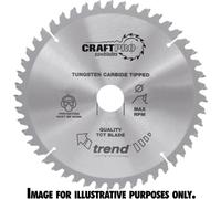 Trend CRAFTPRO Aluminium and Plastic Cutting Saw Blade 184mm 58T 16mm