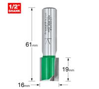 TREND C025AX1/2TC TWO FLUTE 16MM DIA X 19MM CUT