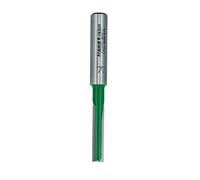 Trend CRAFTPRO Two-Flute Straight Router Cutter Bit – 6mm Dia, 25mm Cut, 8mm Shank, Tungsten Carbide