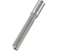 Trend Two Flute Router Cutter, 1/2 Inch Shank, 12mm x 63mm, TCT | Ideal For Smooth Profiling And Grooving In Wood, With Tungsten Carbide Tips For Longer Life, 3/75MX1/2TC