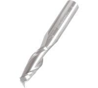 Trend Two Flute Spiral Up-Cut Router Cutter, 8mm Shank, 8mm x 25mm | Two Flute Spiral Up-Cut Cutter For Clean Fast Routing In Wood, With Tungsten Carbide And 8mm Shank, S55/06X8MMSTC
