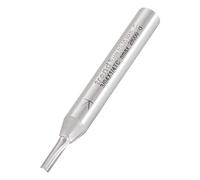 Trend Two Flute Straight Router Cutter, 1/4 in Shank, 2.5 mm Cut Dia