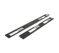Trend Two-Piece Phenolic Hinge Jig with Four Apertures for Recessing Hinges in Wooden Doors & Frames, Black, H/JIG/B