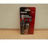 Trend TCT Universal Countersink, 3.0mm - 7.2mm Diameter, Adjustable Counter Sink for Clamping Onto Any Drill Bit, UNI/CS