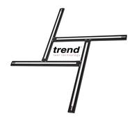 Trend Varijig Adjustable Rectangle Router Jig & Template System, Precision Frame for Recesses, Slots & Face Panel Molds, 23.6" x 23.6" Work Area, Dual Scale Guide, VARIJIG